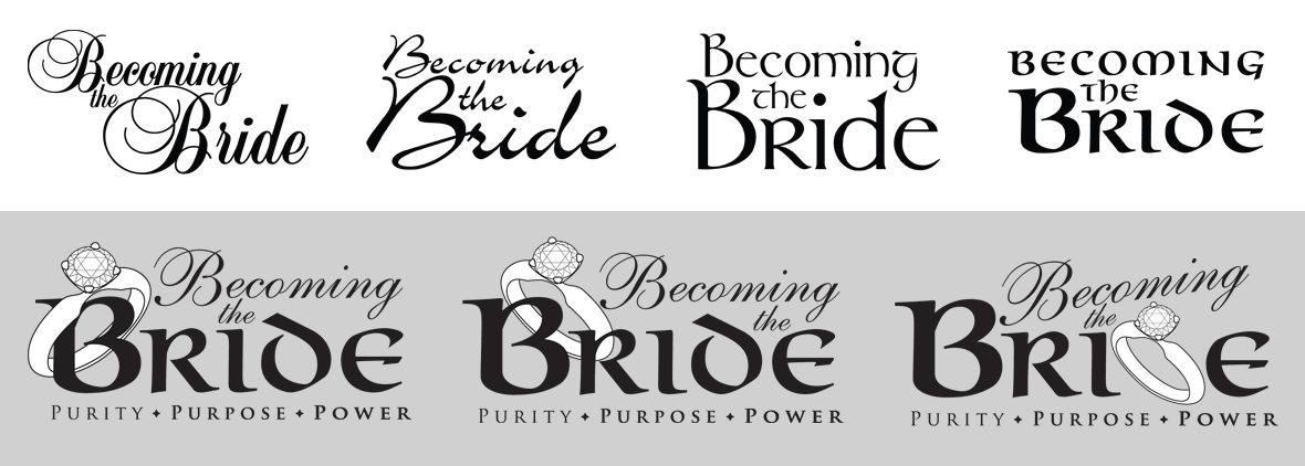 Becoming the Bride - Logo Options
