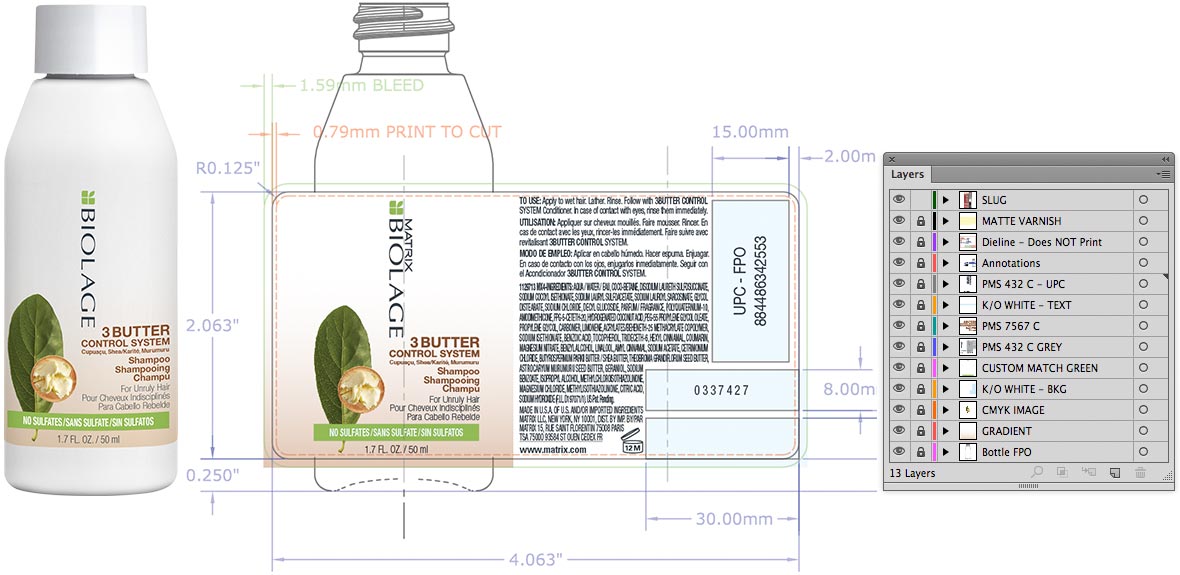 Biolage Packaging Design